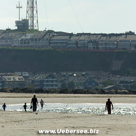 Strandspaziergang am Nordstrand der Düne